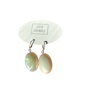 Leetie Lovendale Iridescent Drops Earrings NWT